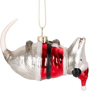 Accoutrements ACC 12980 C Santa Possum Hand Blown ...