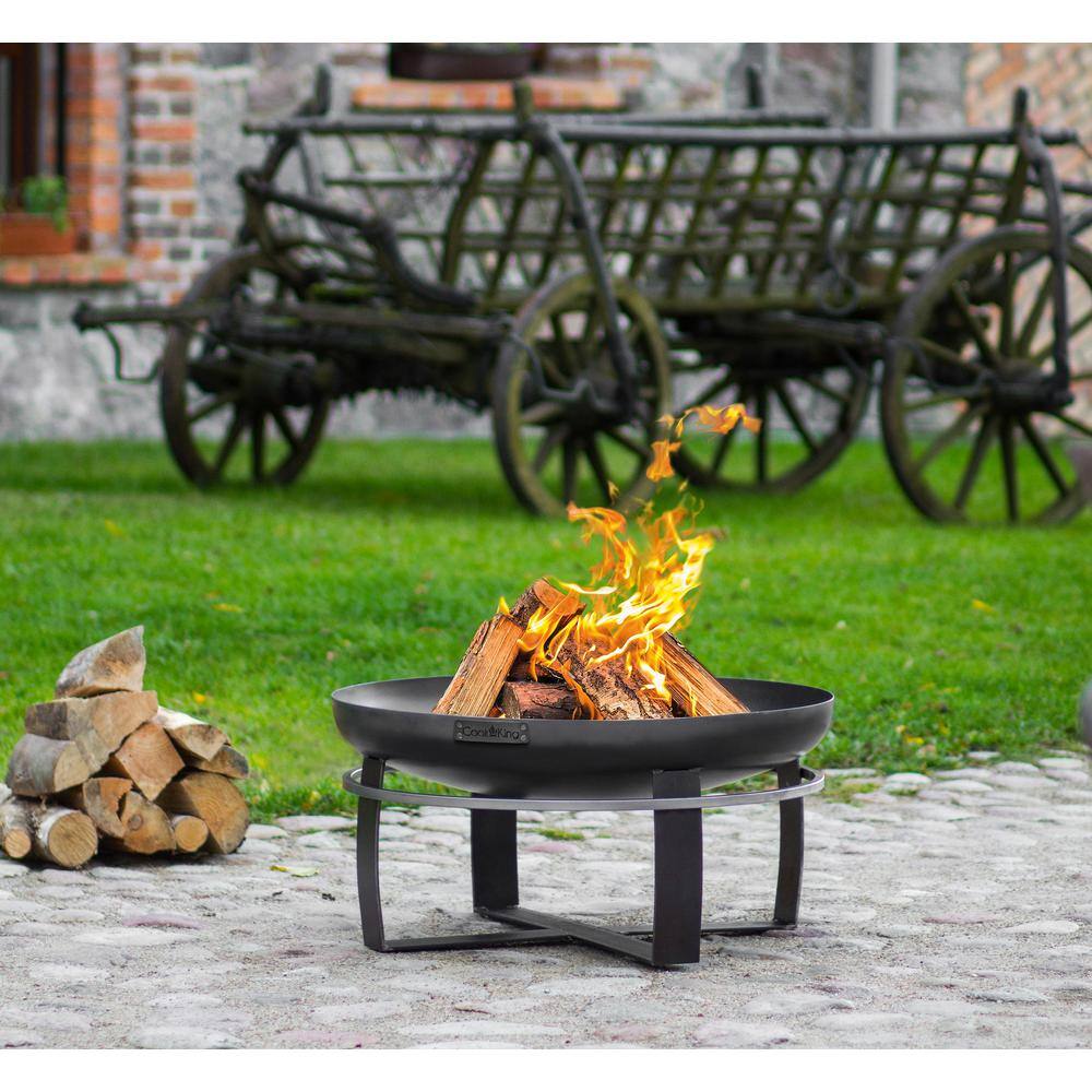 Good Directions Cook King 111260 Viking Fire Bowl 23.5 in. Dia Wood Burning Fire Pit 111260