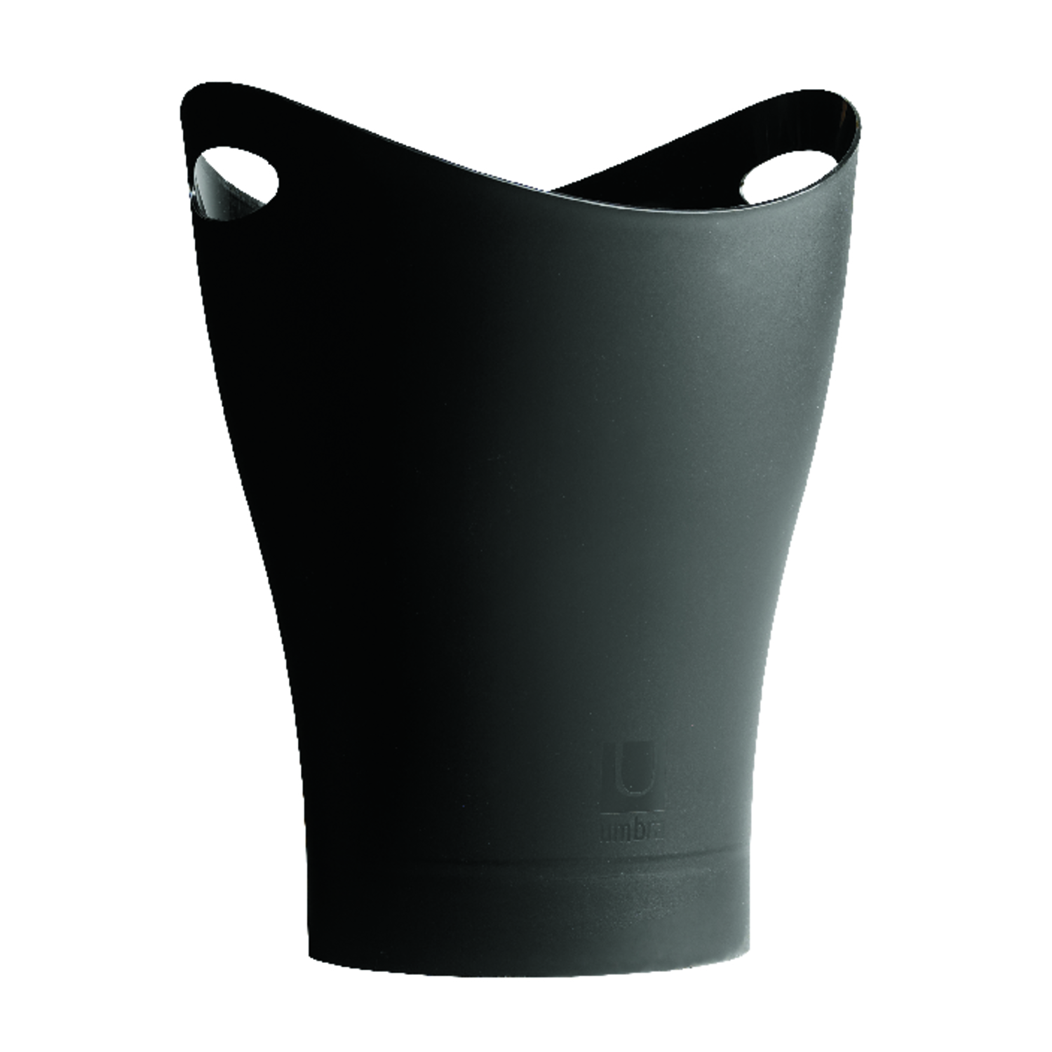 Umbra Garbino 2.25 gal Black Plastic Contemporary Wastebasket