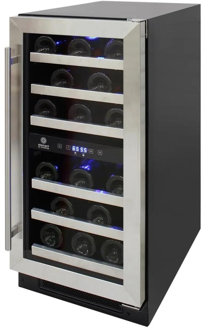 Element by Vinotemp ELWCU11303 15 Inch Stainless Steel Wine Cooler