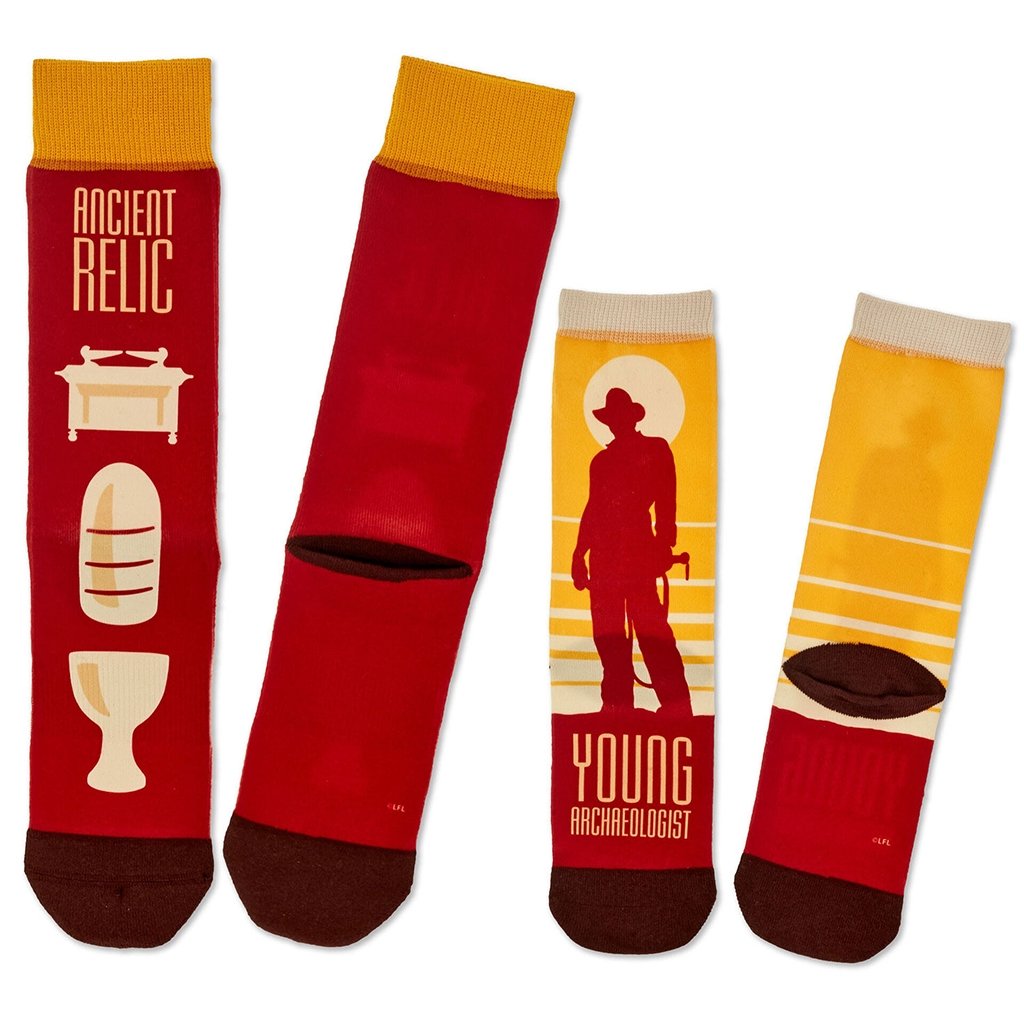 Hallmark  Indiana Jones™ Adult and Child Relic and Archeologist Socks, Pack of 2