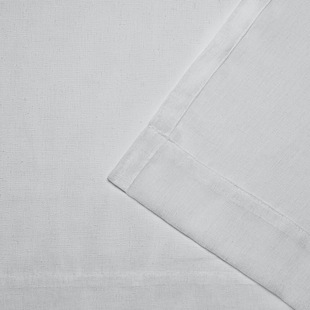 ATI Home Belgian Sheer Hidden Tab Top Curtain Panel Pair