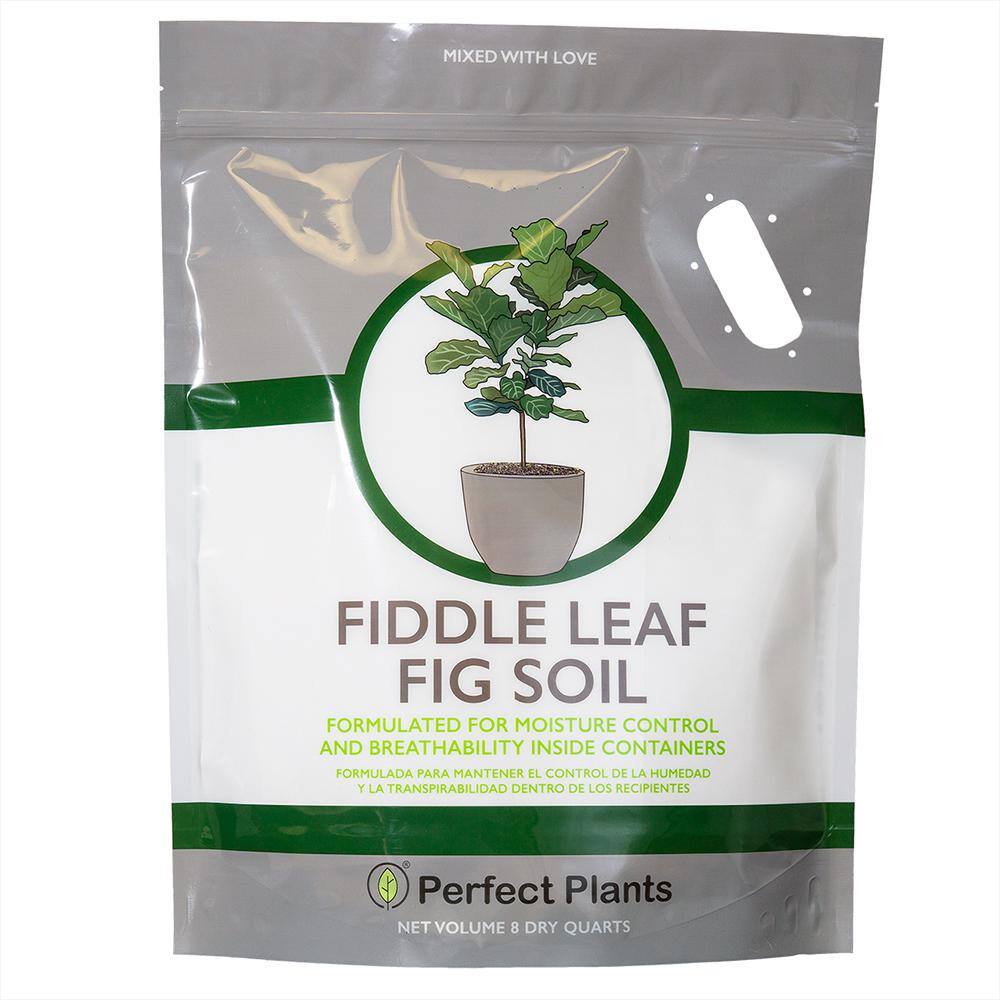 Perfect Plants 8 Qt. Fiddle Leaf Fig Soil Mix - Professional Blend For All Ficus Varieties HDSoil001