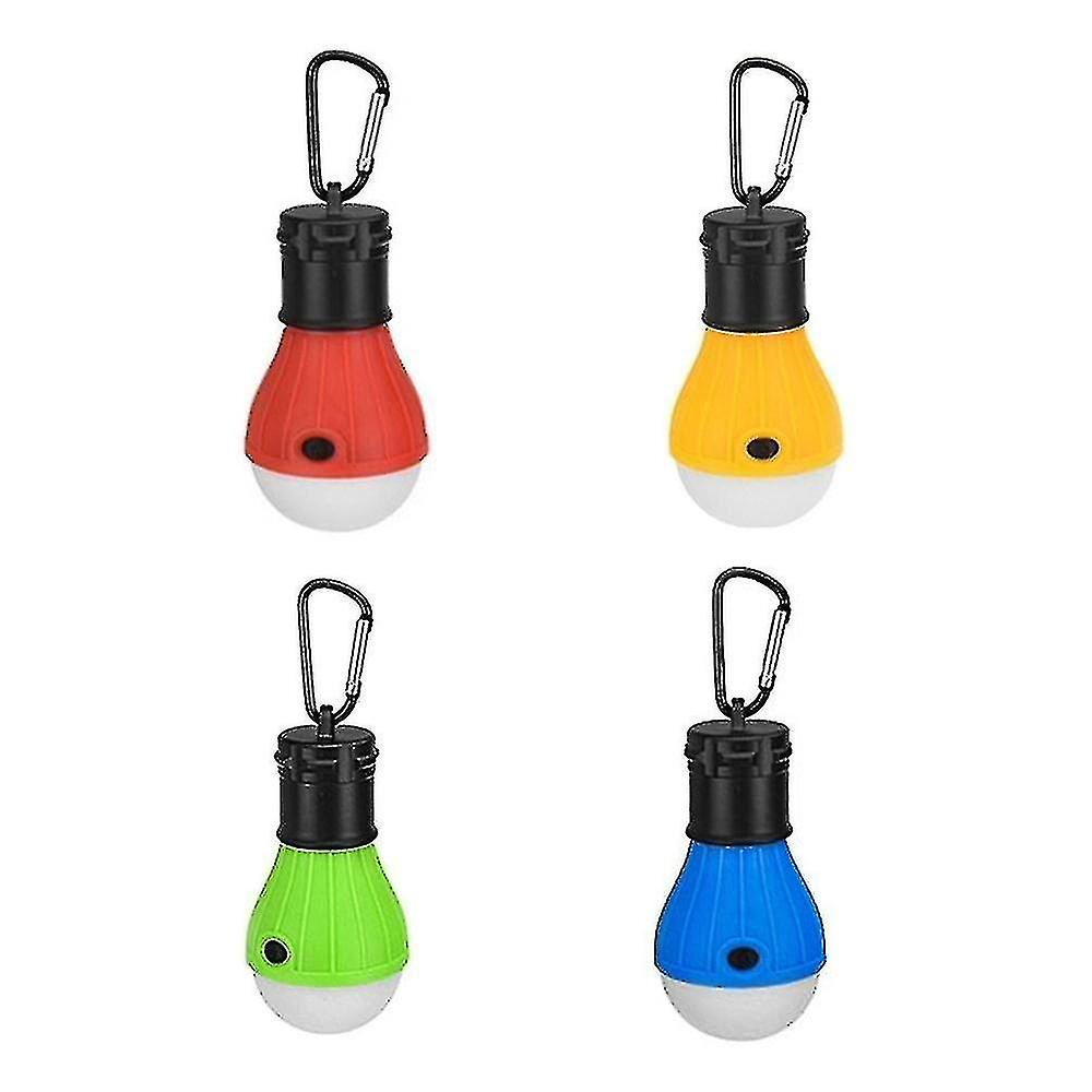 4pcs Led Camping Lamp Emergency Lights Portable Tent Lantern Waterproof Hanging Lights