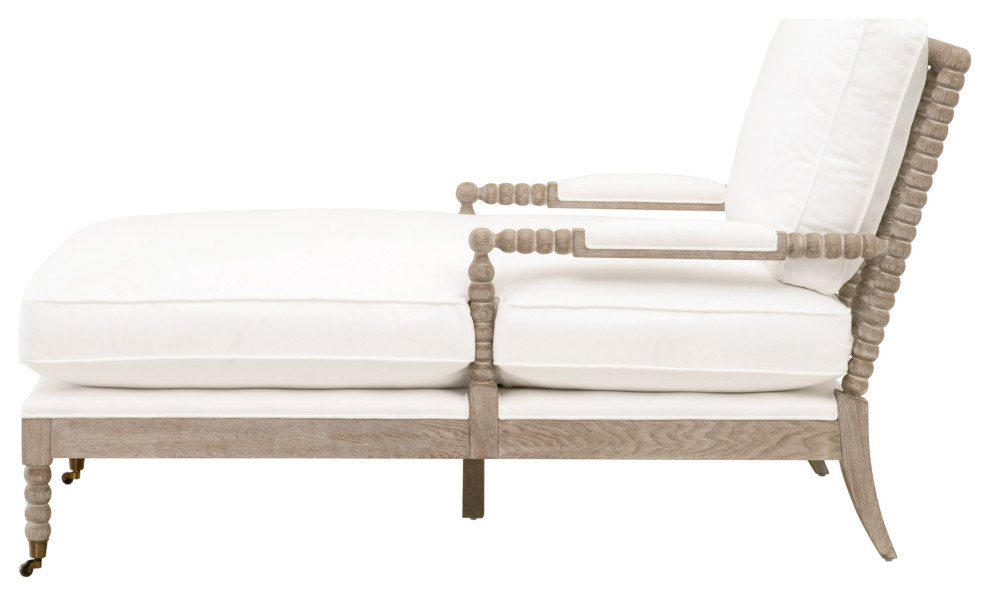 Rouleau Chaise Lounge   French Country   Indoor Chaise Lounge Chairs   by Essentials for Living  Houzz