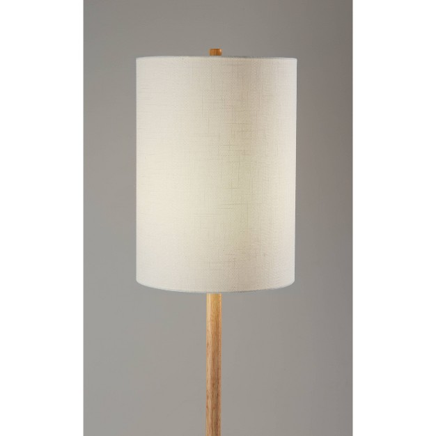 Maddox Floor Lamp Natural Adesso