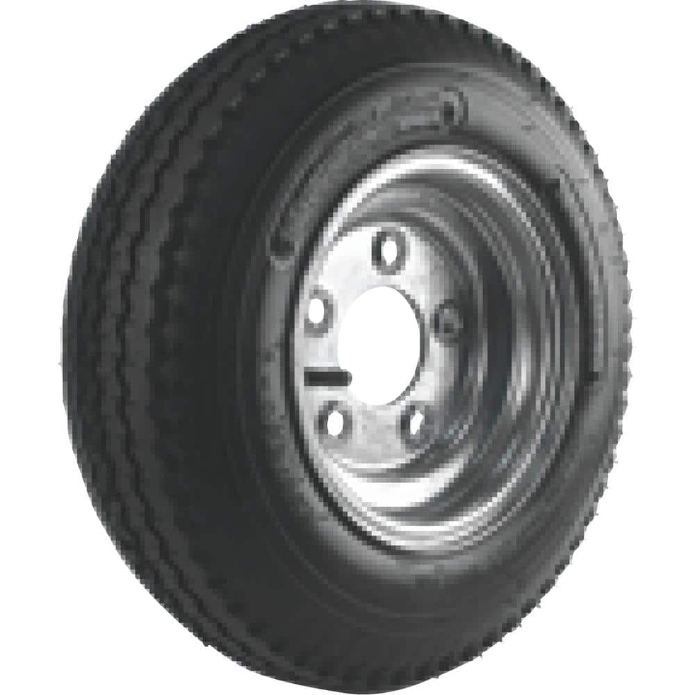 Loadstar 480-8 K371 745 lb. Load Capacity Galvanized 8 in. Bias Tire and Wheel Assembly 30070