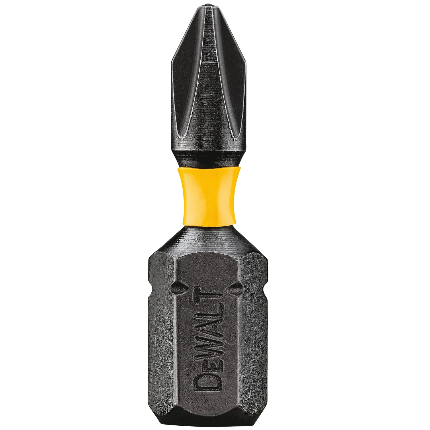 DW Impact Ready Phillips #1 X 1 in. L Screwdriver Bit Black Oxide 2 pc