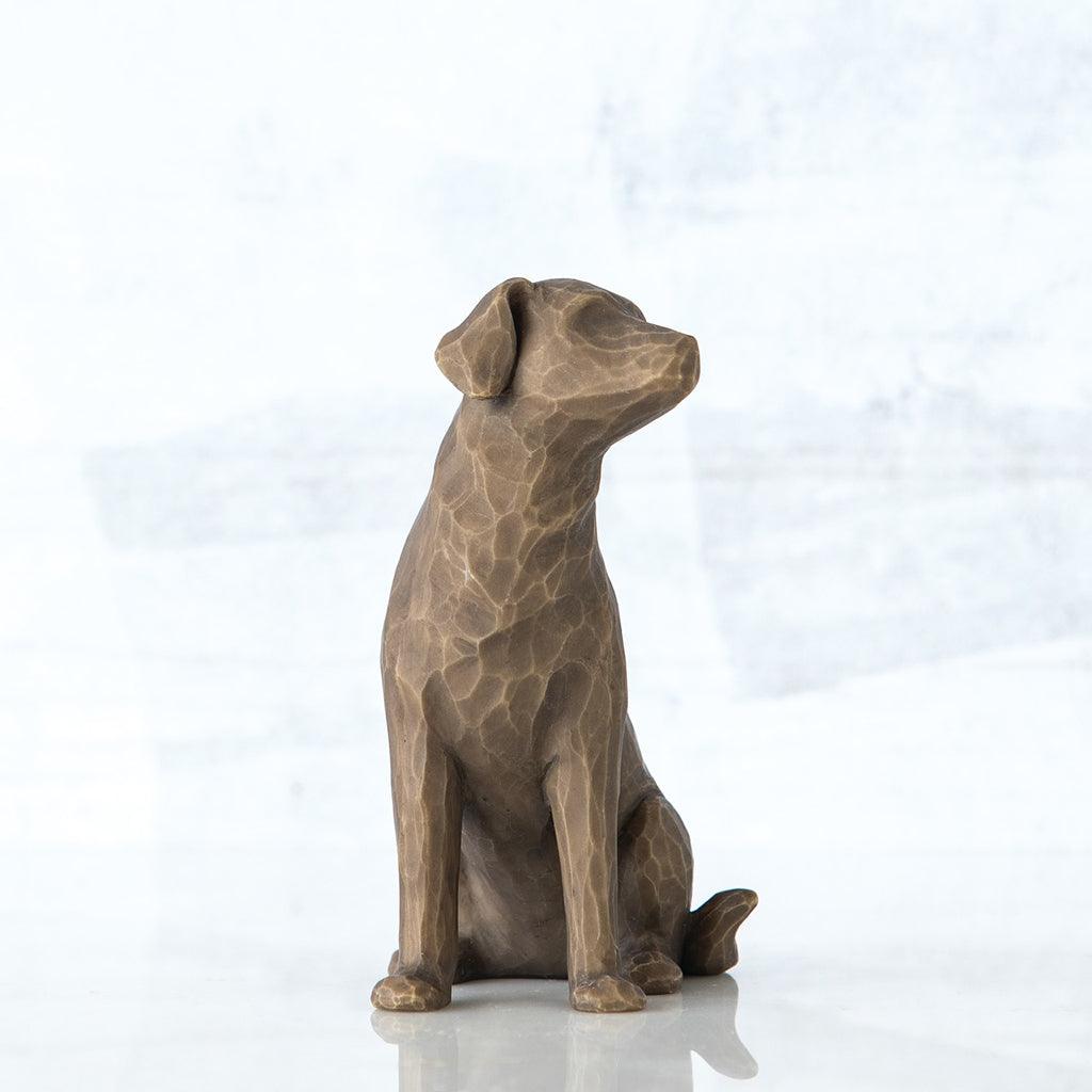 Willow Tree  Love My Dog (Dark) Figurine