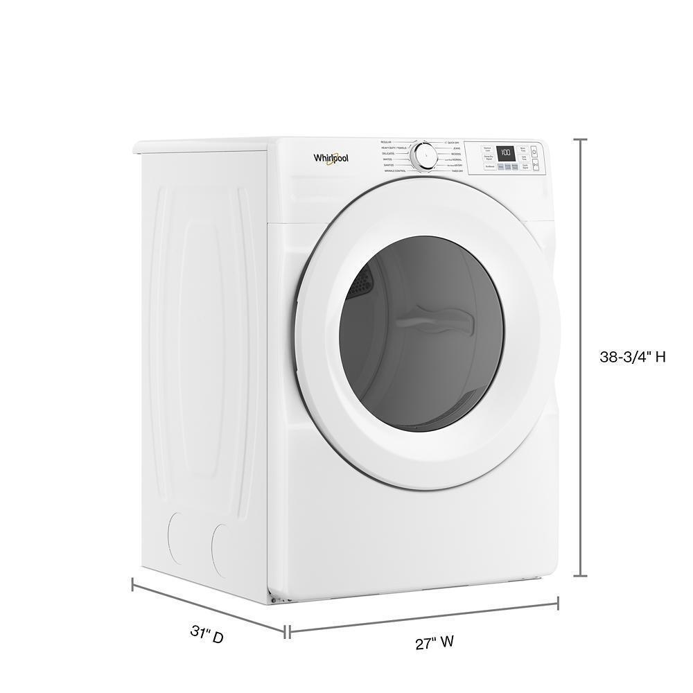 Whirlpool WED4720RW 7.4 Cu. Ft. Smart Front Load Energy Star® Electric Dryer With Quick Dry