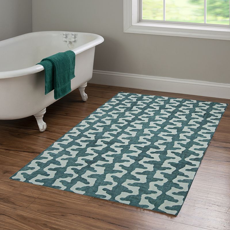 Linon Doral Outdoor Washable Rug