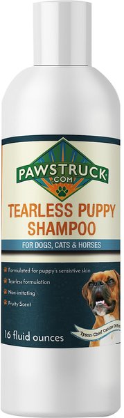 Pawstruck Tearless Puppy Dog Shampoo， 16-oz bottle