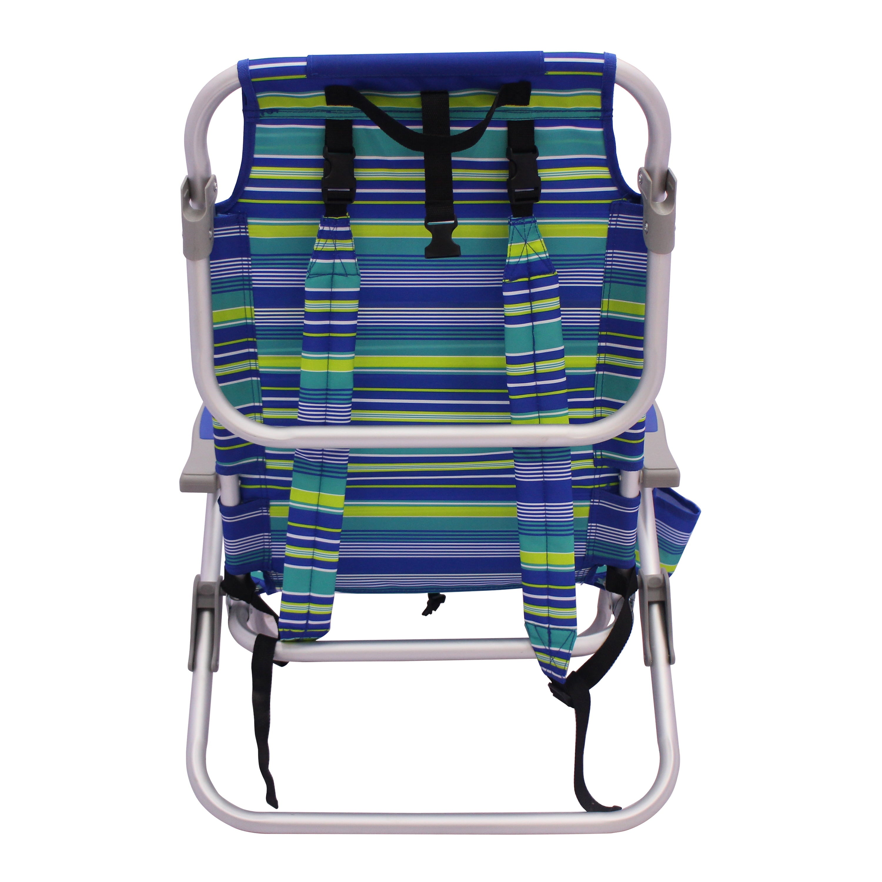 Mainstays Backpack Aluminum Beach Chair - Multi-color