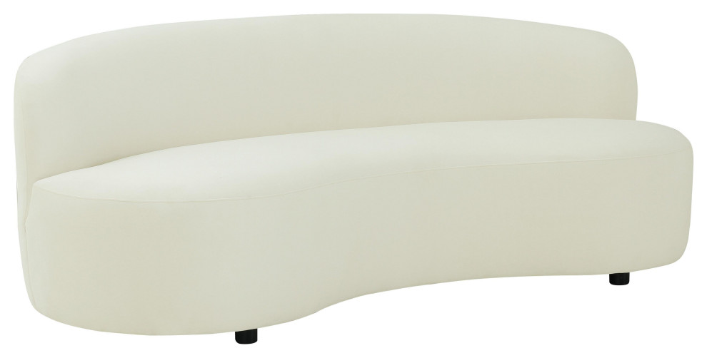 Cannellini Velvet Sofa   Transitional   Sofas   by TOV Furniture  Houzz