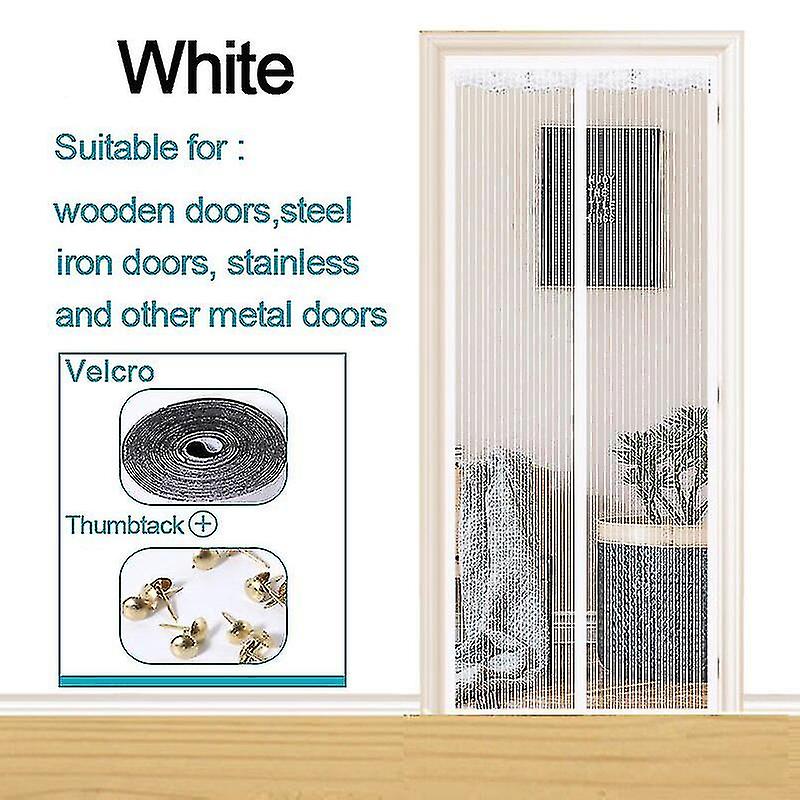 Strong Magnetic Door Curtainanti-mosquito And Insect-proof Automatic Closing Invisible Gauze Large-size Mosquito Nets For Doors