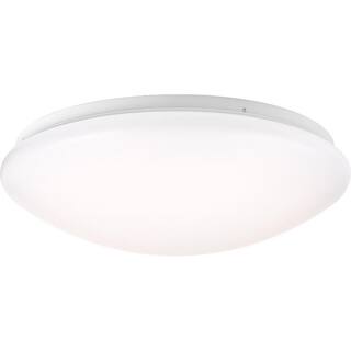 Progress Lighting Drums and Clouds Collection 22.5-Watt White Integrated LED Flush Mount P730006-030-30