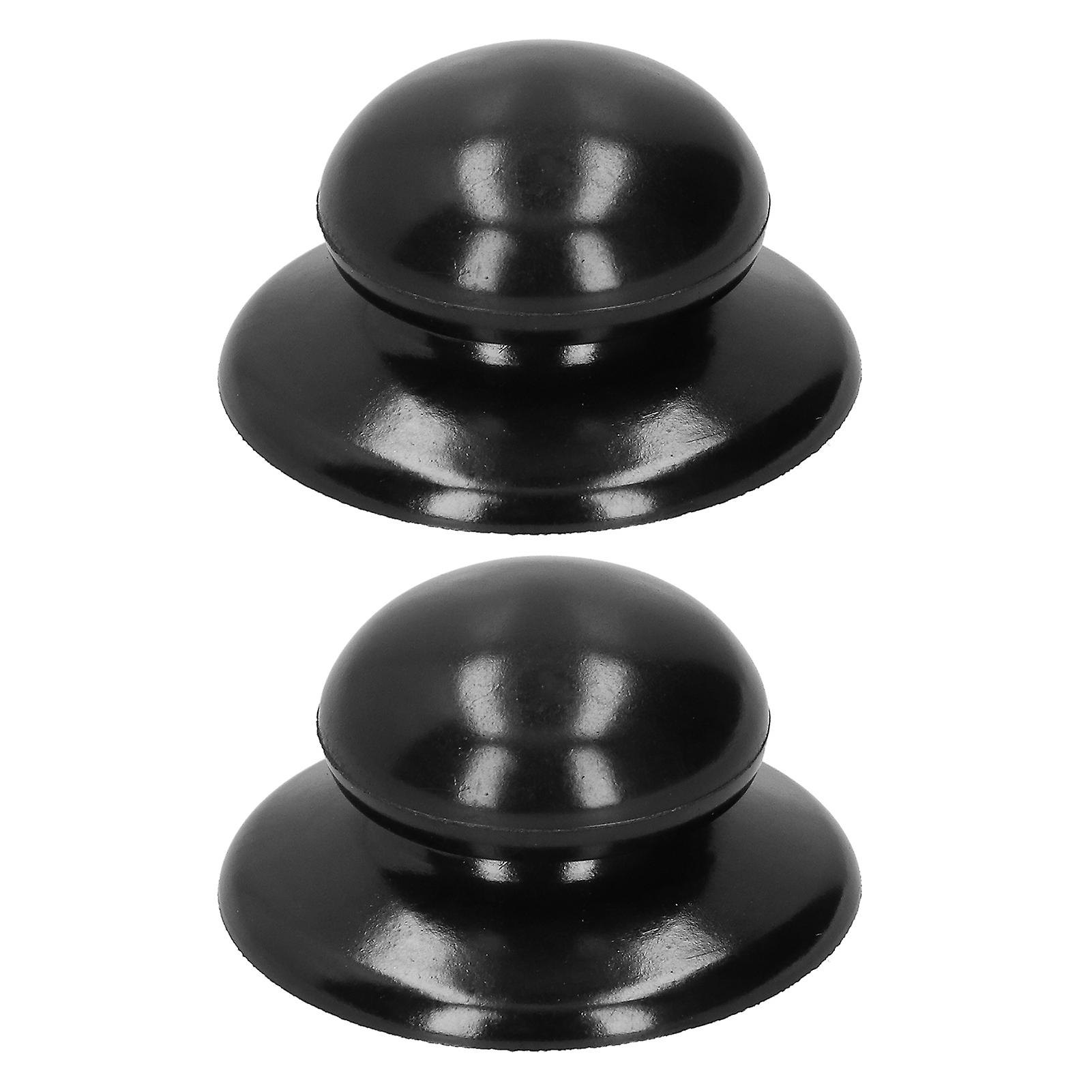 Pot Lid Knob， Universal Lid Top Replacement With Screws Heat Resistant Knob Holding Handles Accessory With 2 Pcs For Kitchen Cookware