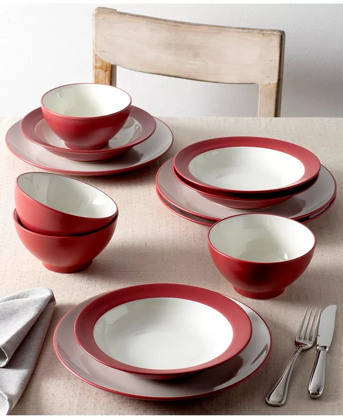 Noritake Colorwave Coupe 12-Piece Dinnerware Set Service for 4