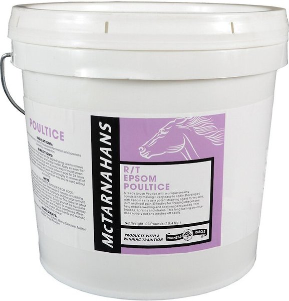 McTarnahans R/T Epsom Horse Poultice， 23-lb bucket