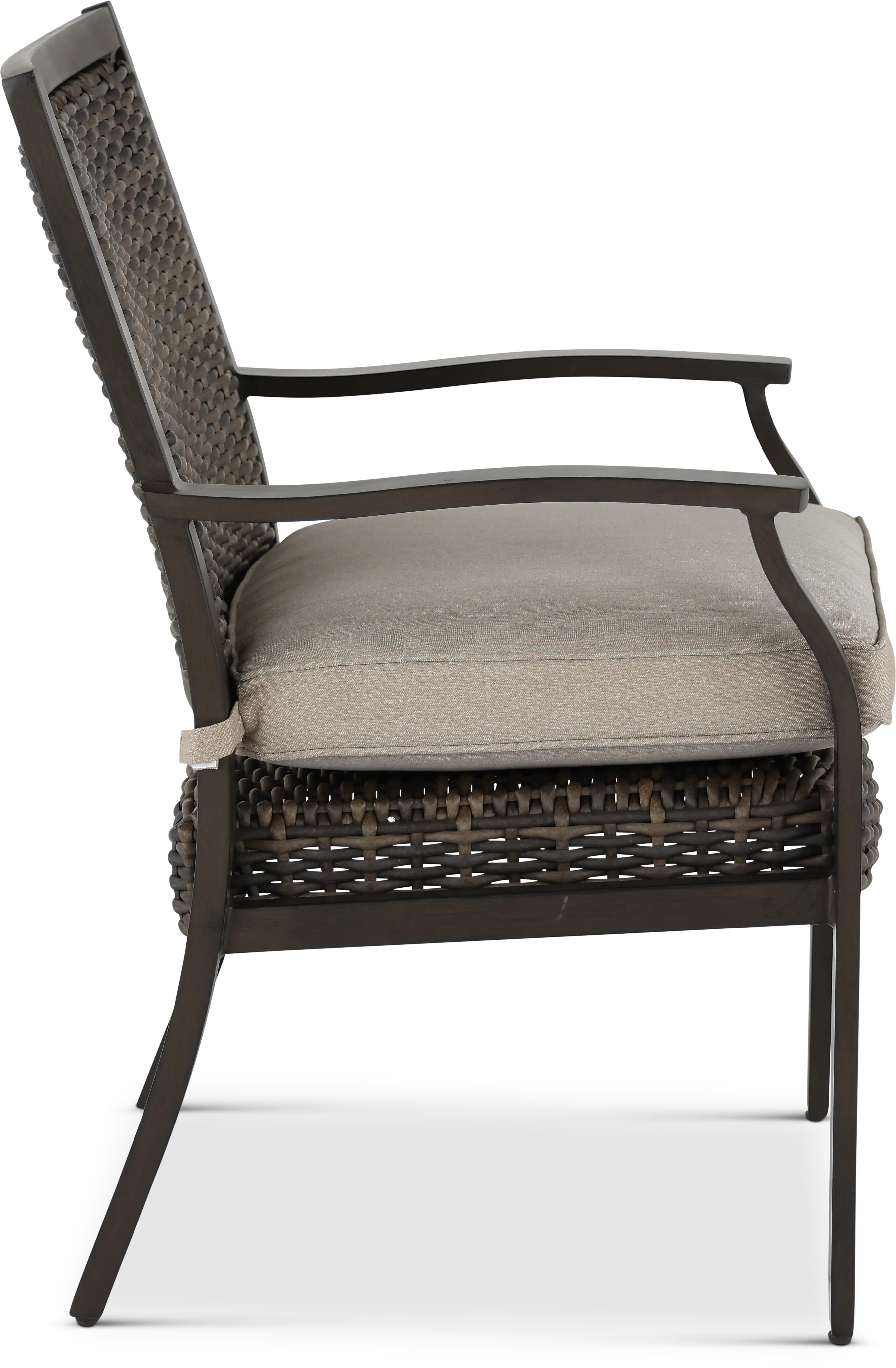 Trenton Brown Patio Dining Chair