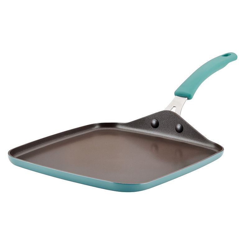 Rachael Ray Cook + Create 11-in. Nonstick Aluminum Square Stovetop Griddle Pan