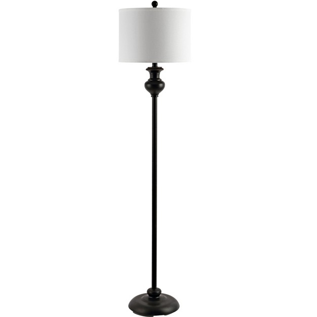 Erlan Floor Lamp Antique Black Safavieh