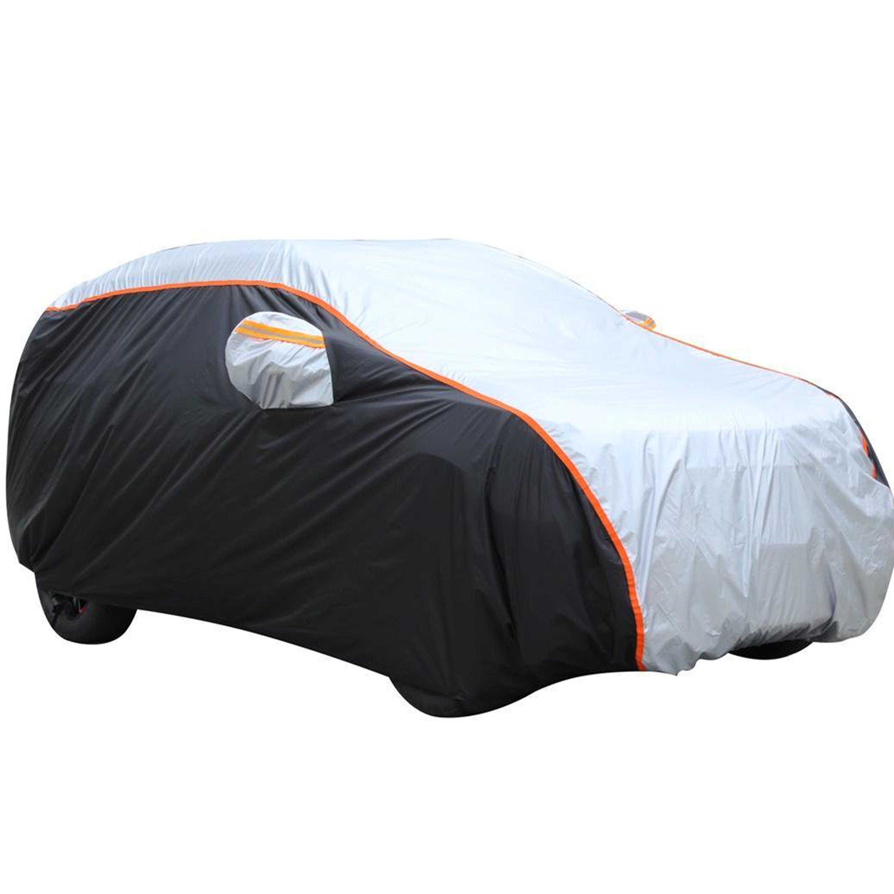 Car Cover Waterproof All Weather Waterproof Car Cover UV Protection Windproof Outdoor Full car Cover， Universal Fit for Sedan/SUV/PICKUP