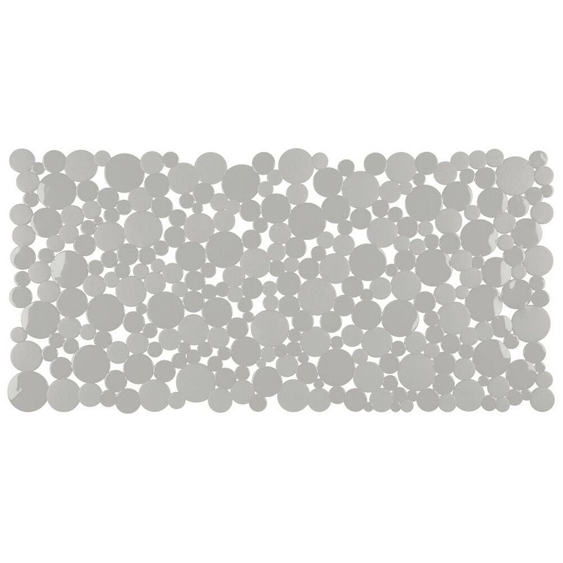 mDesign Plastic Kitchen Farmhouse Sink Mat - Bubble Design， X-Large