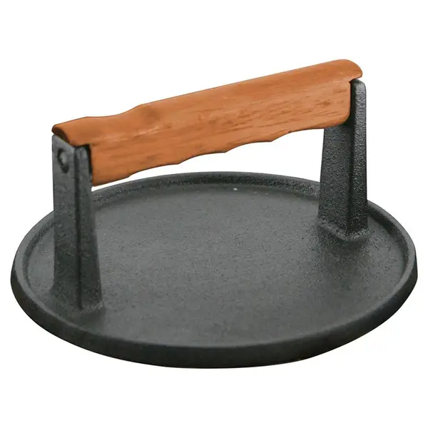 MR. BAR-B-Q Round Cast Iron Meat Press