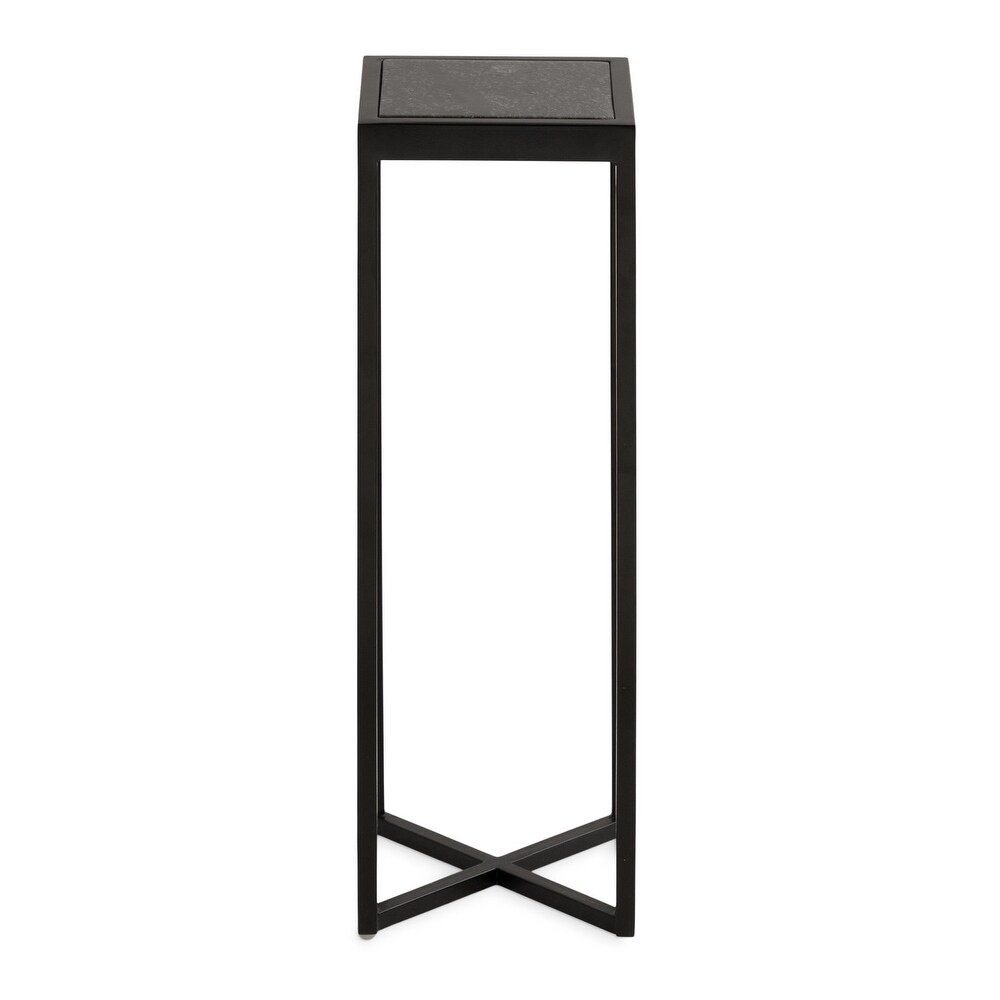 Kate and Laurel Jaspur Square Metal End Table