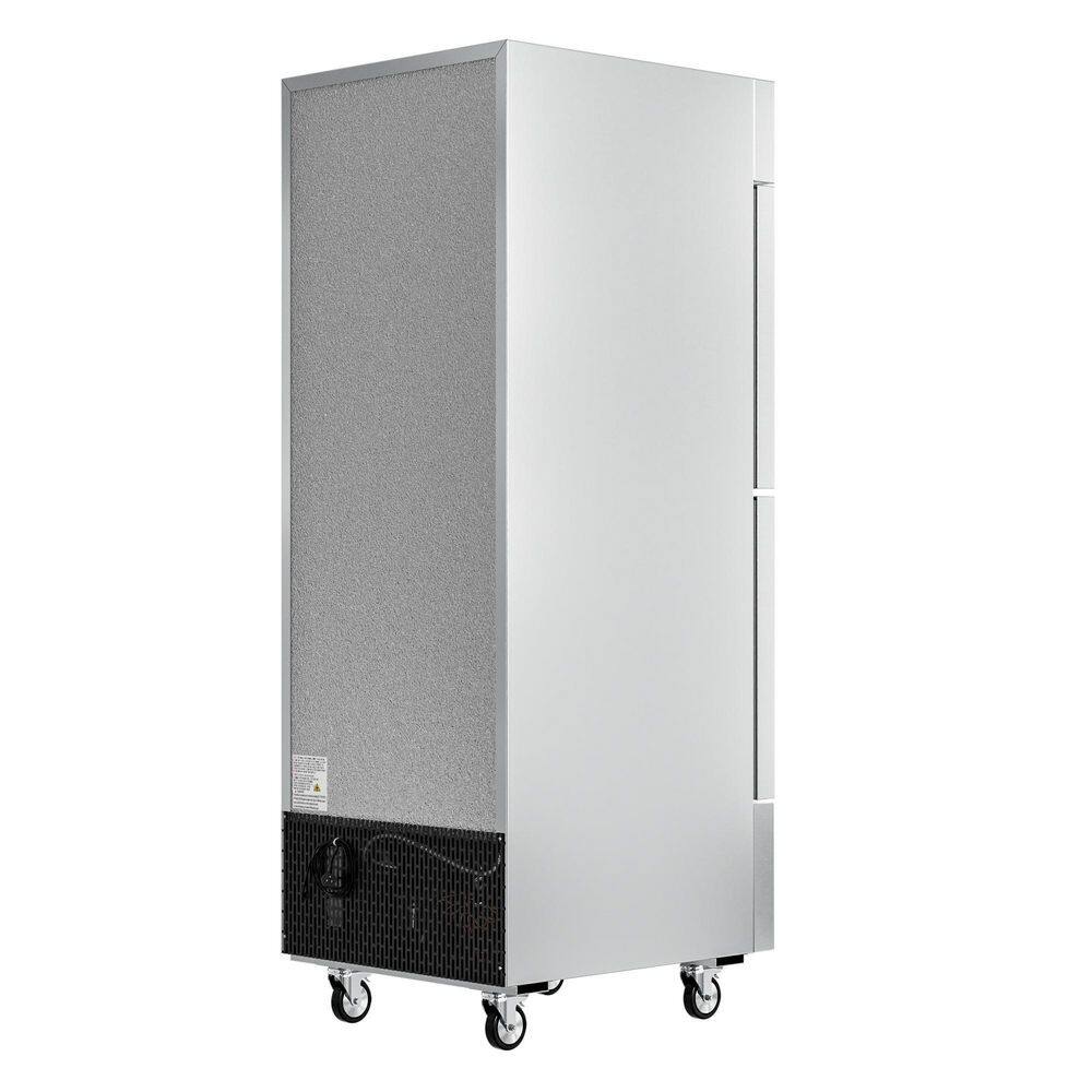 Koolmore 23 cu. ft. Commercial Solid Half Door Auto Defrost Upright Reach-In Freezer in Stainless Steel RIF-1D-SSHD