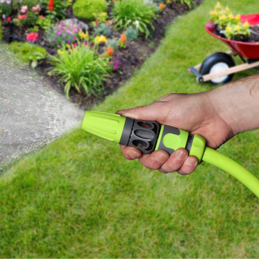 Flexzilla 12 in. x 50 ft. Quick Connect Attachments with Garden Hose Kit HFZG12050QN