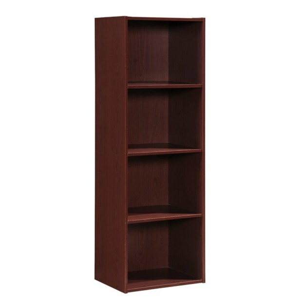 Hodedah 12 X 16 X 47 Inch 4 Shelf Bookcase And Office Organizer Solution For Living Room Bedroom Office Or Nursery