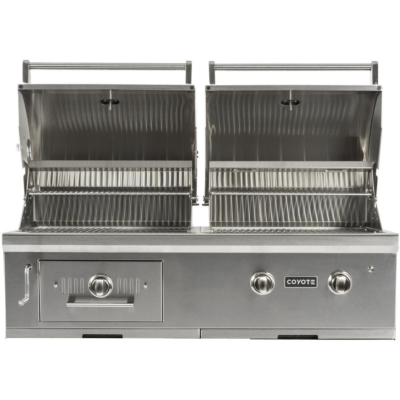 Coyote Centaur 50-Inch Built-In Propane Gas/Charcoal Dual Fuel Grill