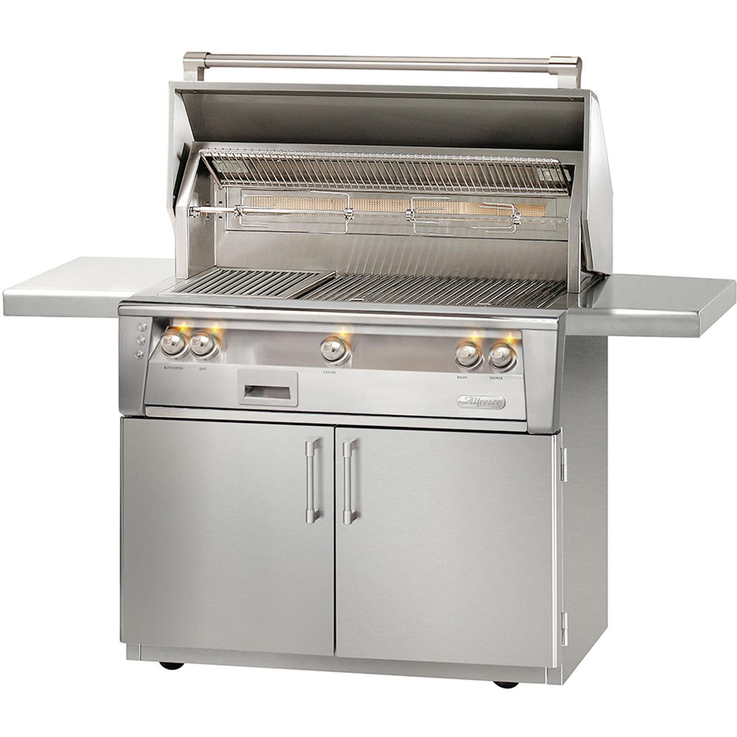 Alfresco 42 Portable Outdoor Grills On A Cart ALXE-42