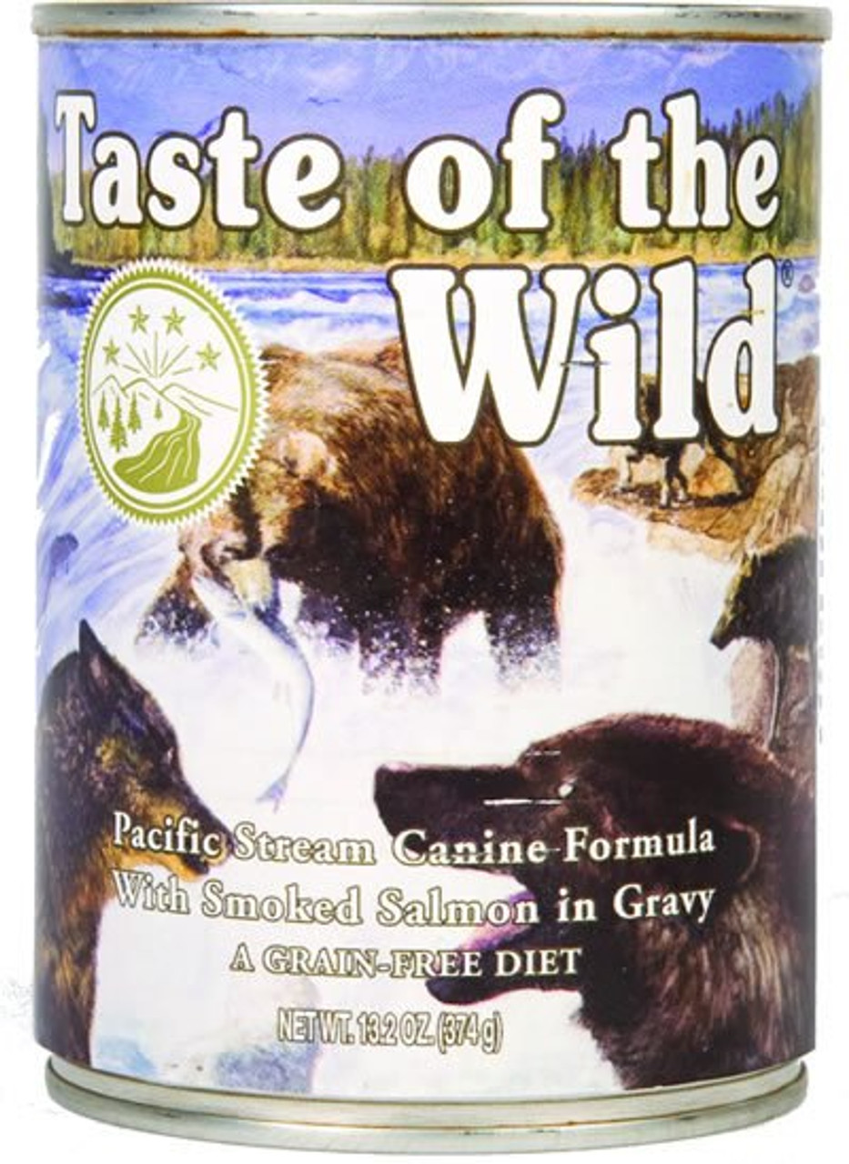 Taste of the Wild Pacific Stream Dog Food， Can， 13.2 Oz.