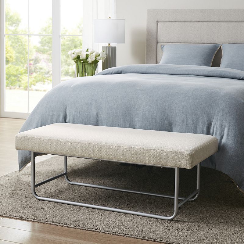 Martha Stewart Eve Upholstered Accent Bench