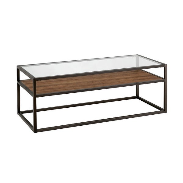 Carbon Loft Pontmercy Bronze/ Oak Coffee Table