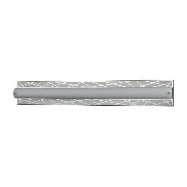 Captiva 1-Light Vanity Sconce in Polished Stainless and Matte Nickel with Diffuser - Integrated LED