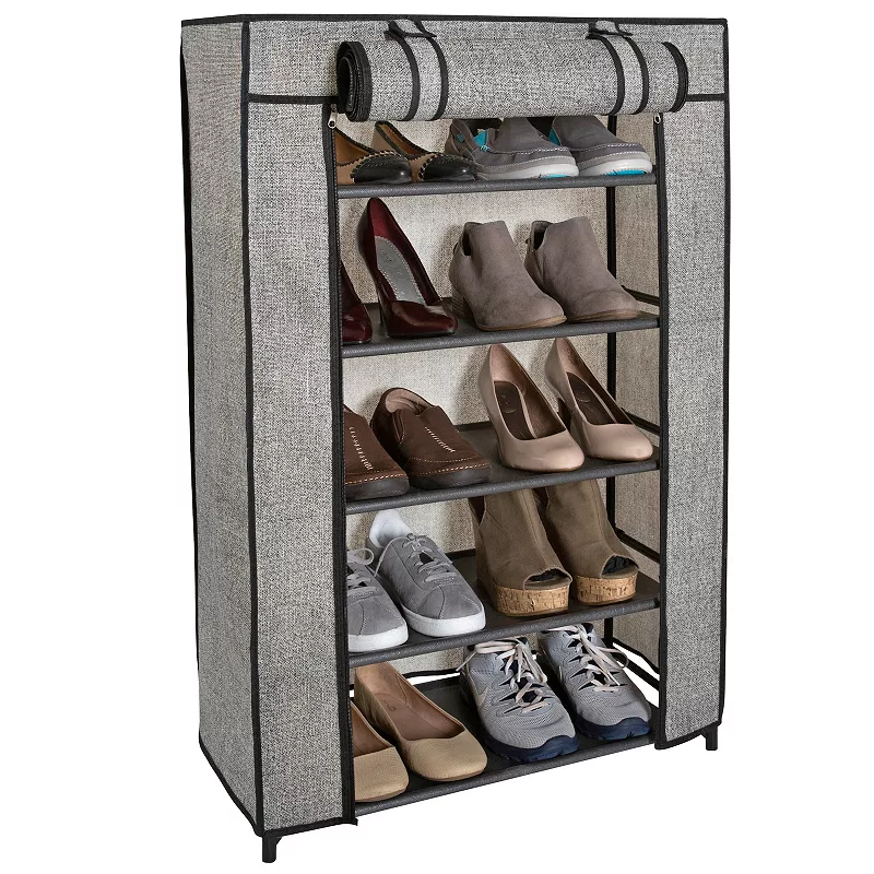 Simplify 5 Tier Shoe Organizer and cover