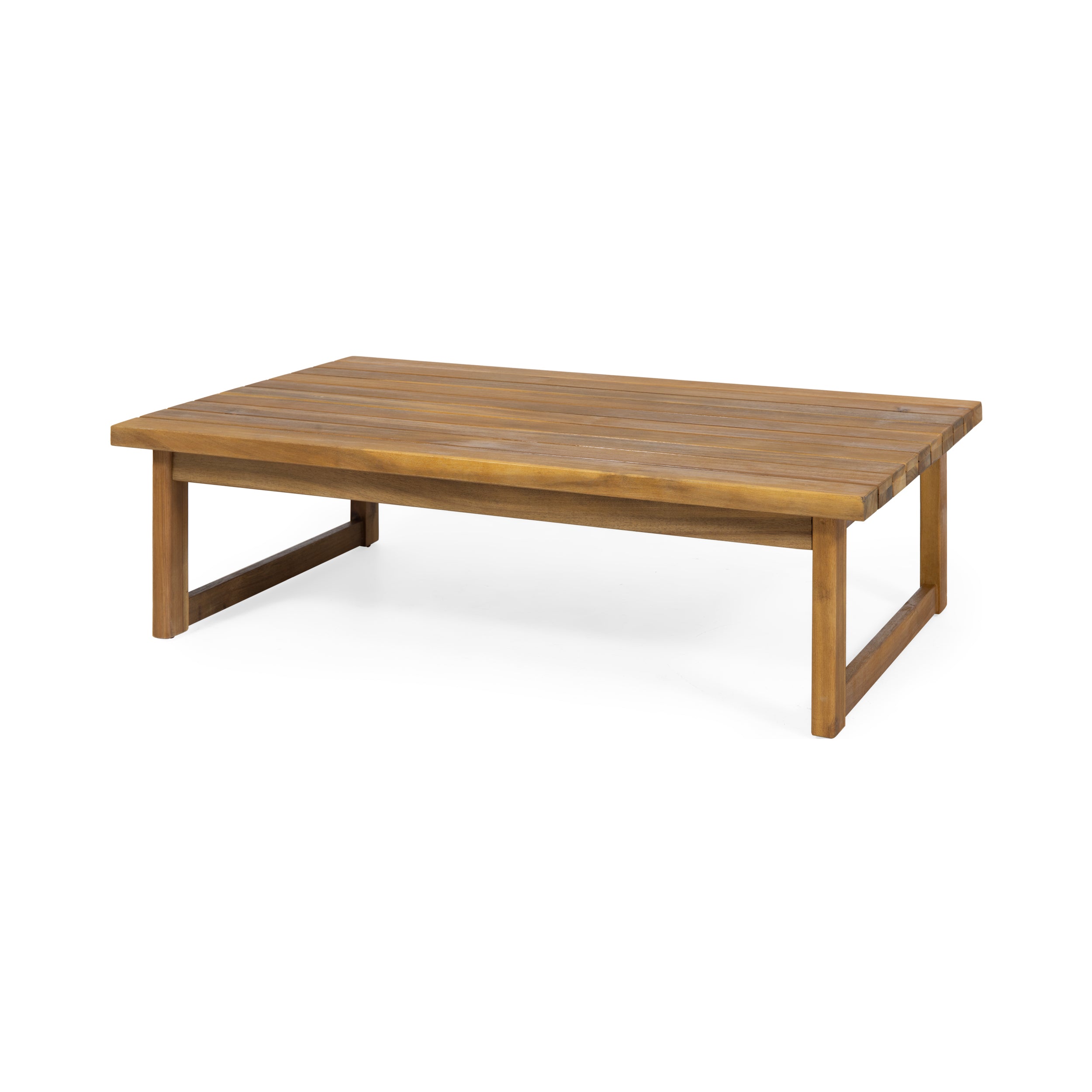 Kedan Outdoor Acacia Wood Coffee Table