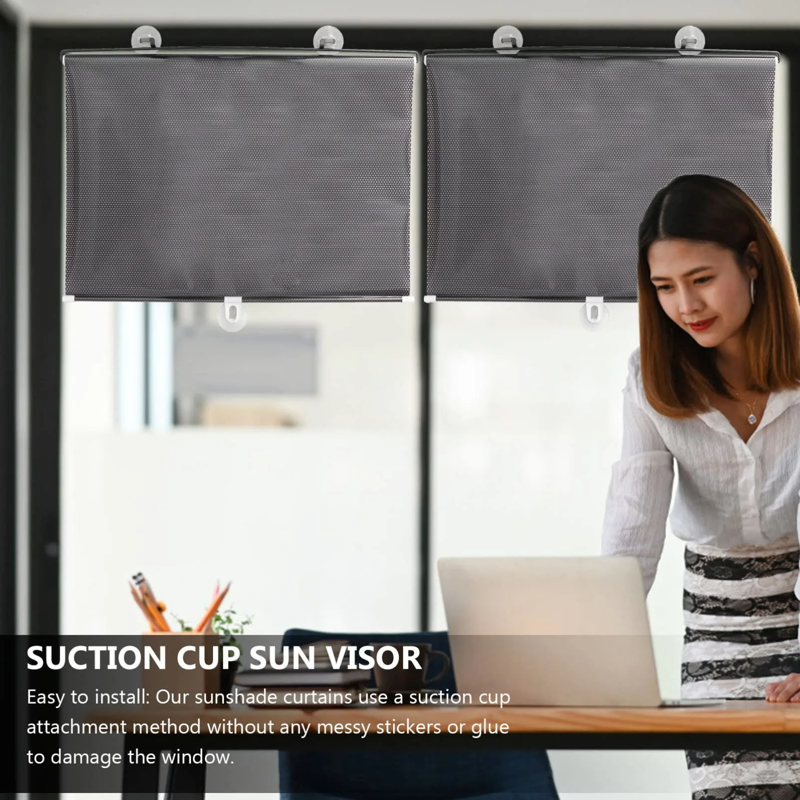 🔥  Promotion 49% OFF🔥Retractable Window Roller Sunshade For Truc