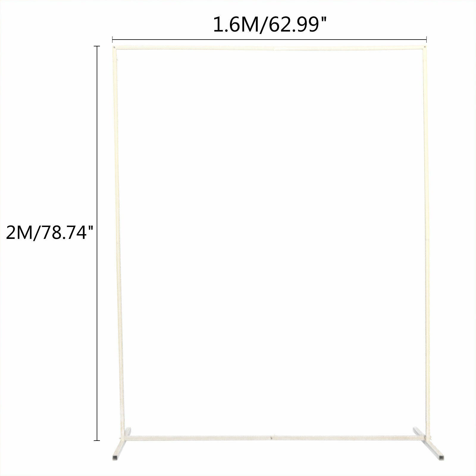 78.74" Wedding Arch Backdrop Stand Iron Frame Rack