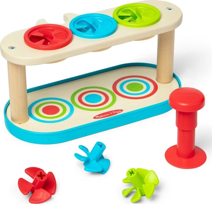 Match and Push Spinning Tops