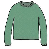 Harvest Recycled Knitted Jumper - Green Spruce