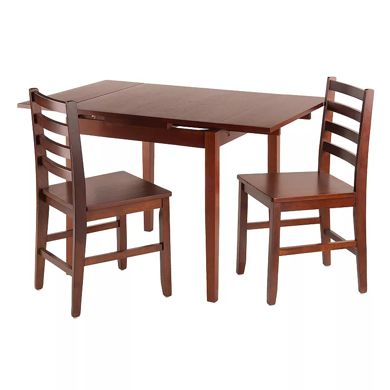 Winsome Pulman Extension Table and Chair 3-piece Set