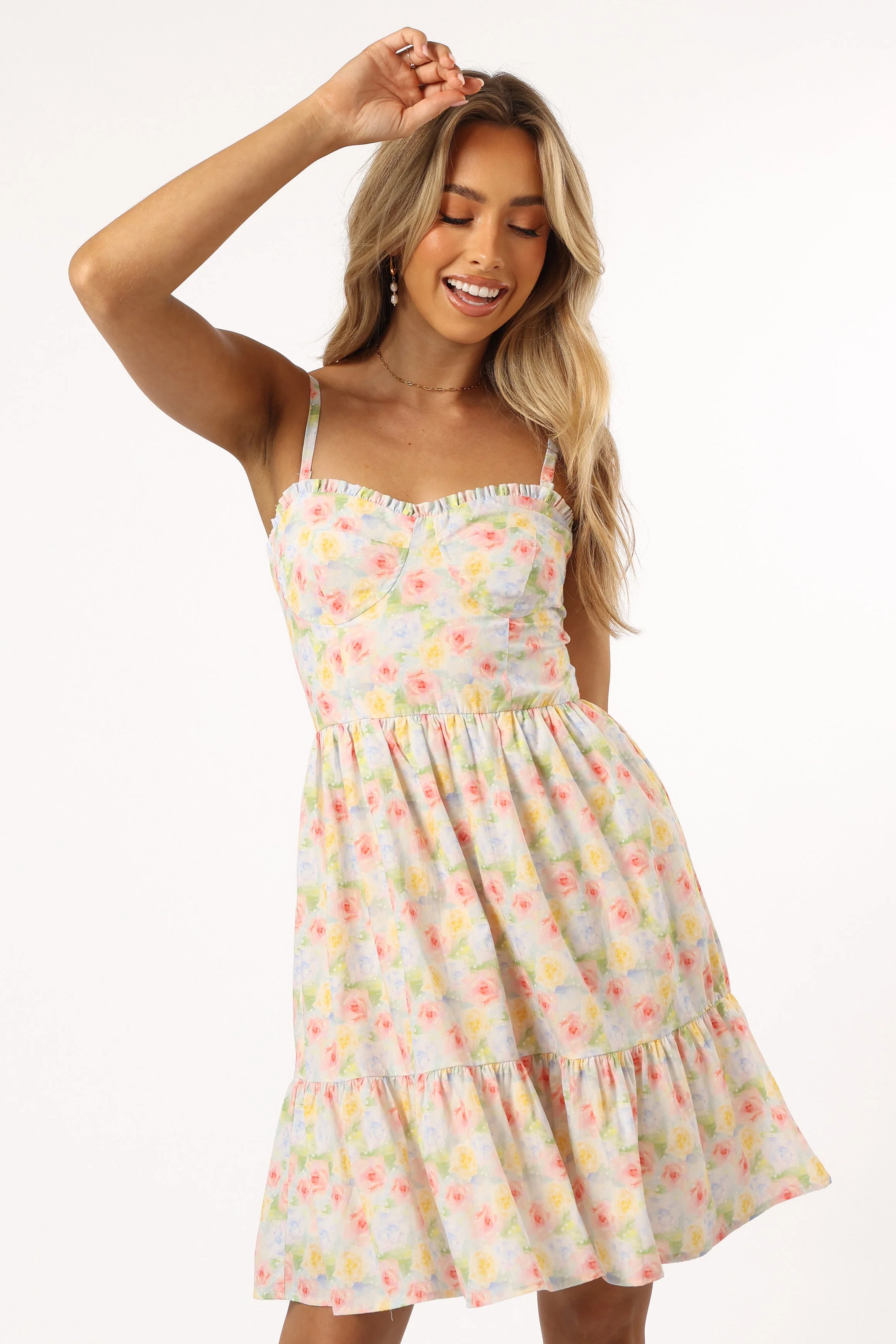 Anaya Mini Dress - Multi Floral