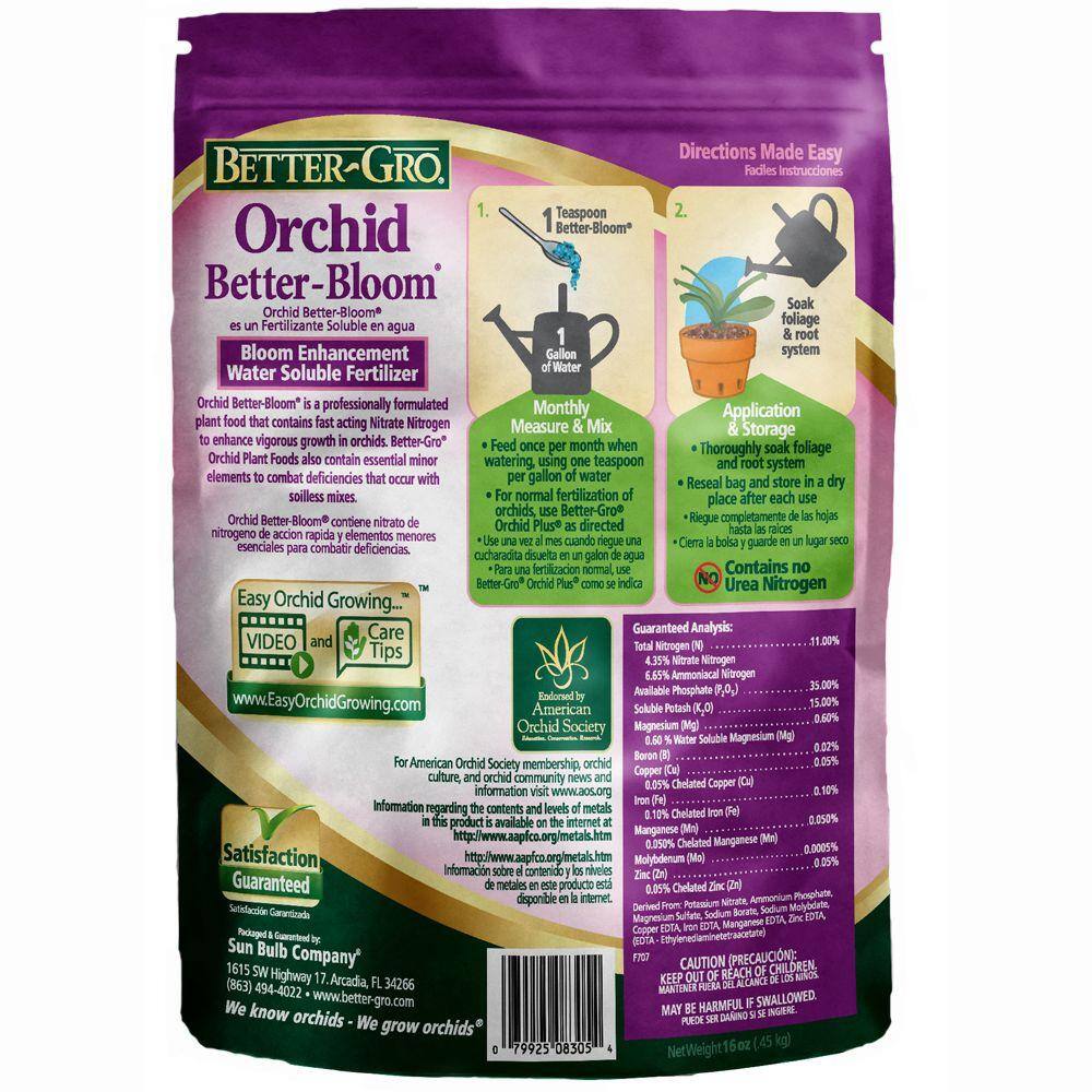 Better-Gro 1 lb. Orchid Plant Food Combo Pack 50550