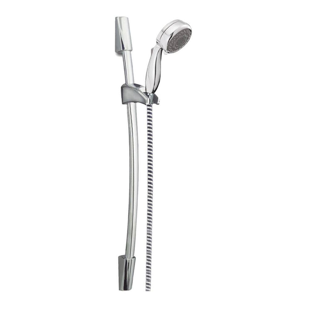 Delta 7-Spray Patterns 2.50 GPM 3.38 in. Wall Mount Handheld Shower Head in Chrome 75800140