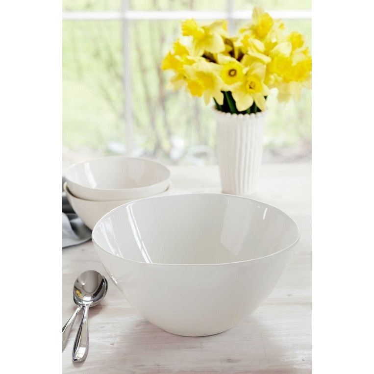 Arbor Serving Bowl - Creamy White